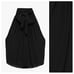 NWT. Zara Stefano Pilati Collection Black Semi-Sheer Halter Top with Bow Size M.