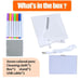 LED Note Board with Colors - Led Acrylic Dry Erase Board with Light & Adjustable
