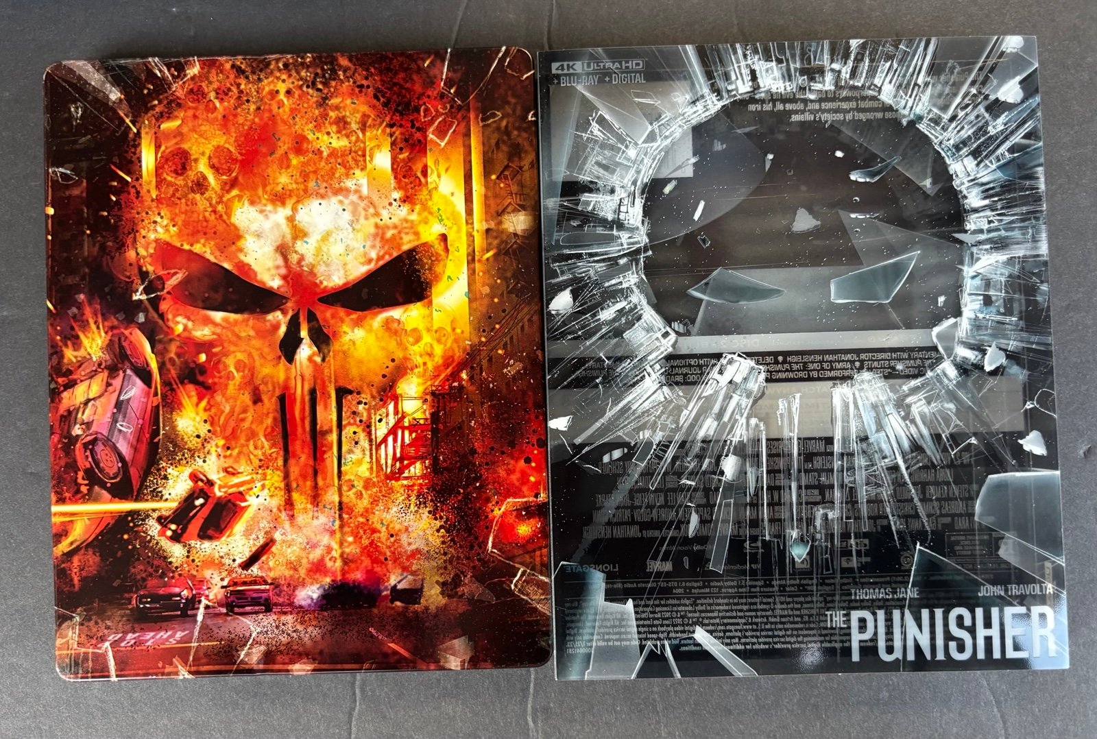 The Punisher 4k blu ray movie steelbook lionsgate slipcover rare oop htf frank