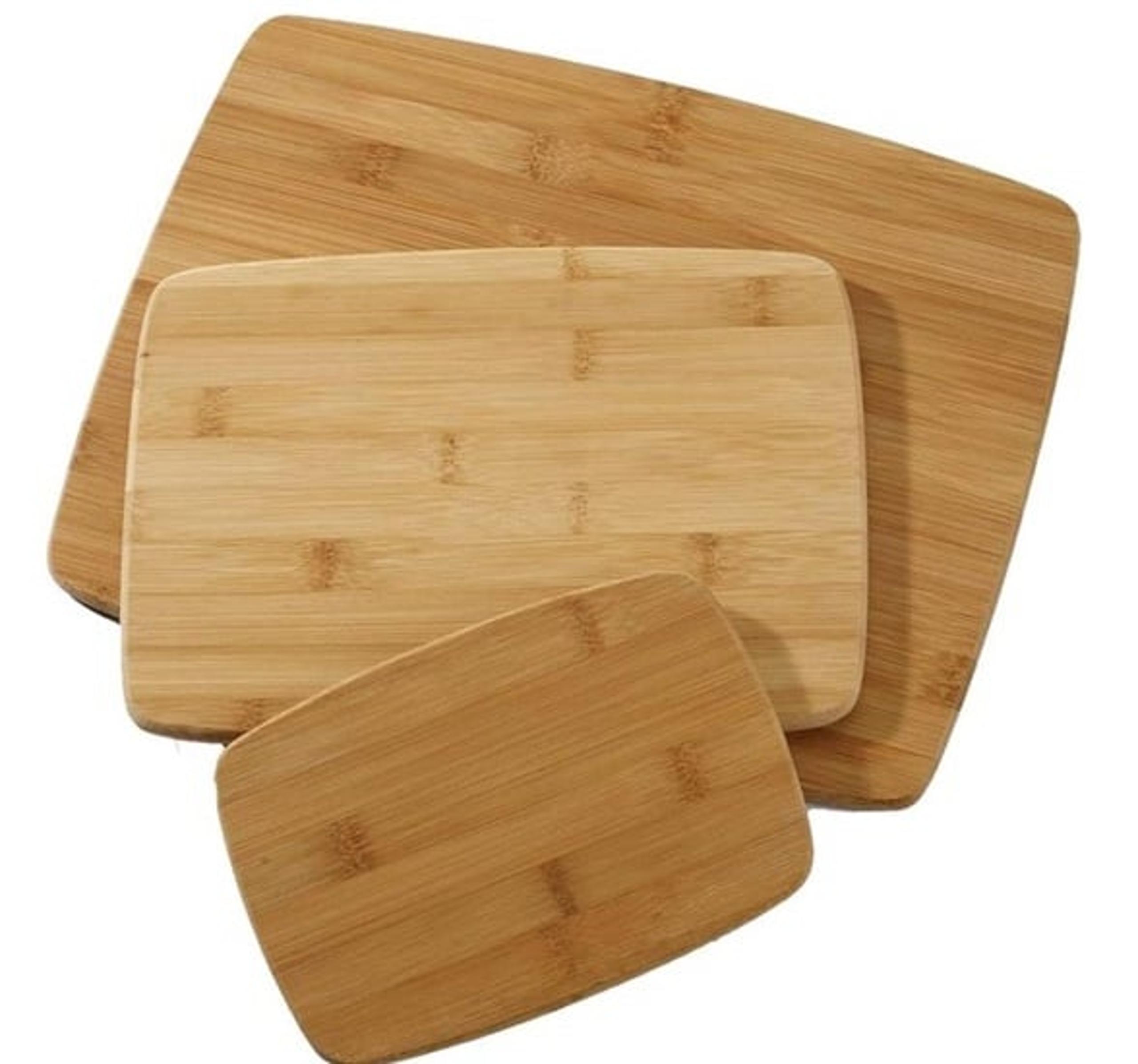 Farberware 3-Piece Kitchen Cutting Board Set, Reversible Chopping Boards for Mea