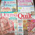 Lot of 16 quilting magazines