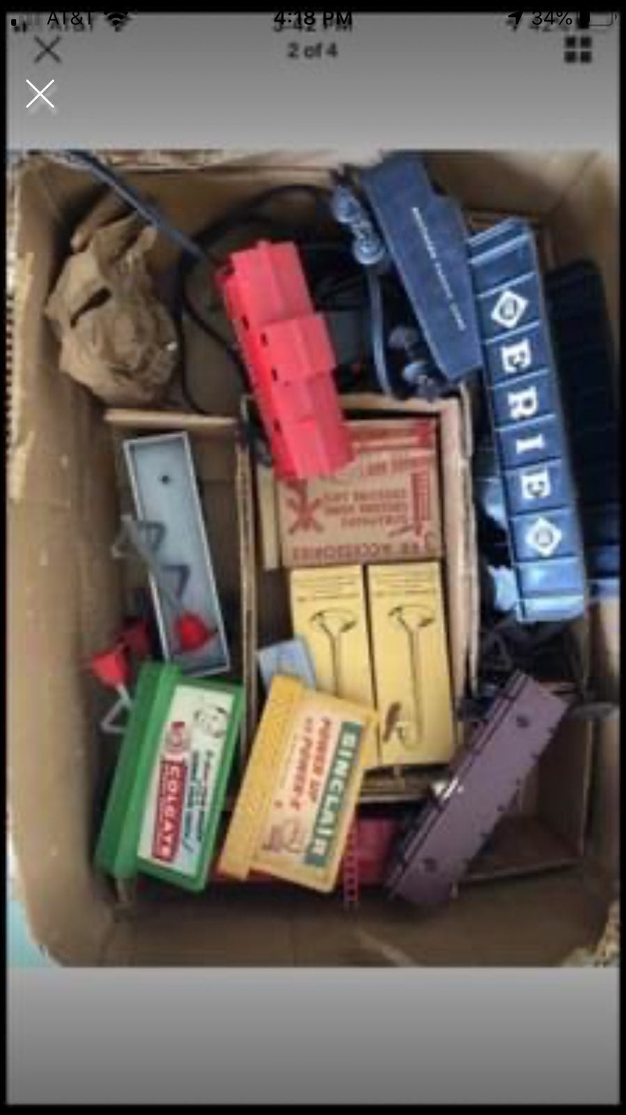 Vintage Louis Marx & Co train set