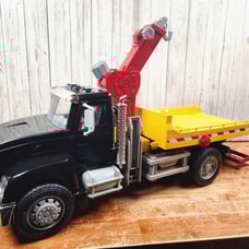 Driven by Battat Large Tow Truck with Crane Arm Tow Truck 21 Sounds And Lights