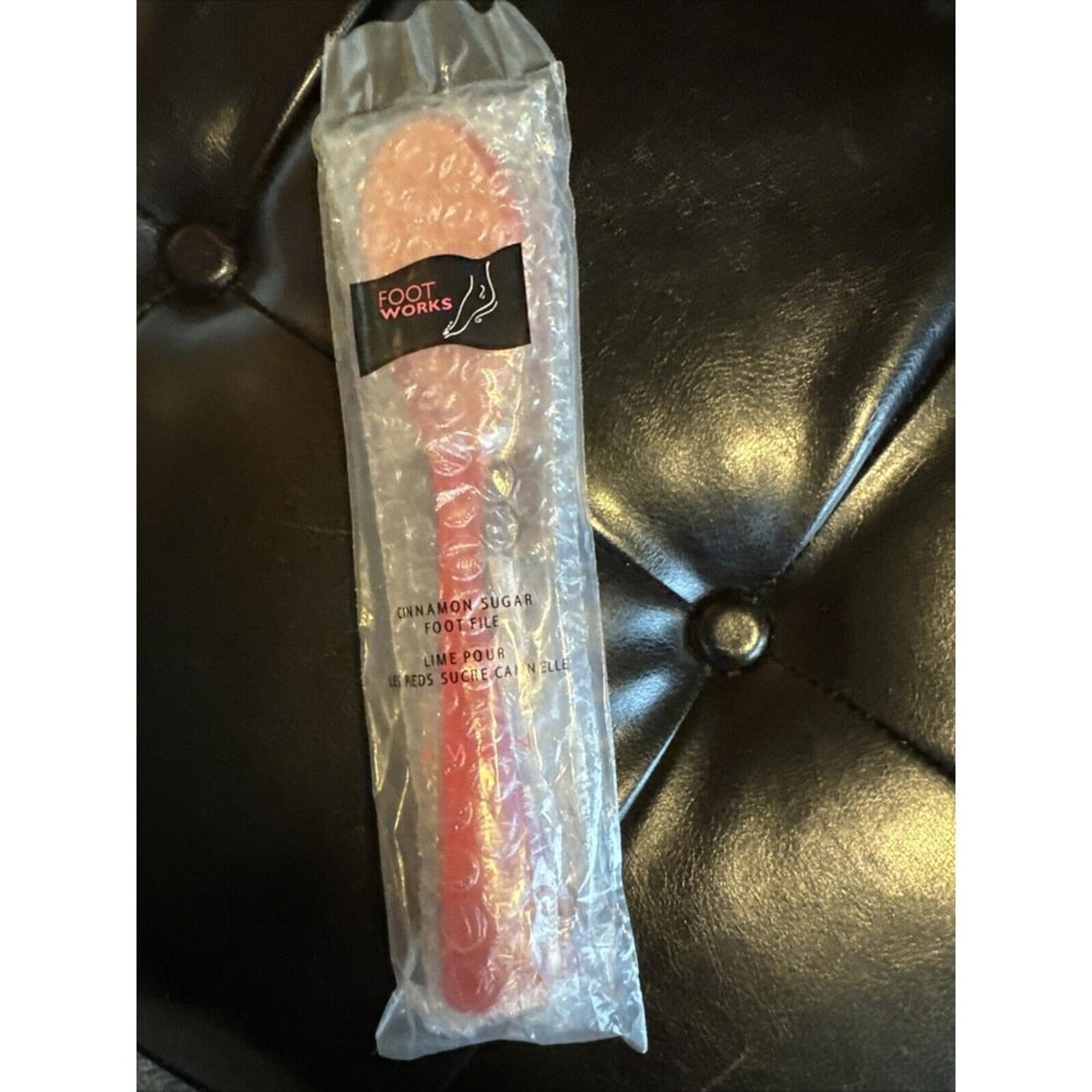 Avon Foot Works Cinnamon Sugar Foot File, New In Package