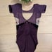 New Custom-made Purple Floral Ballet Leotard