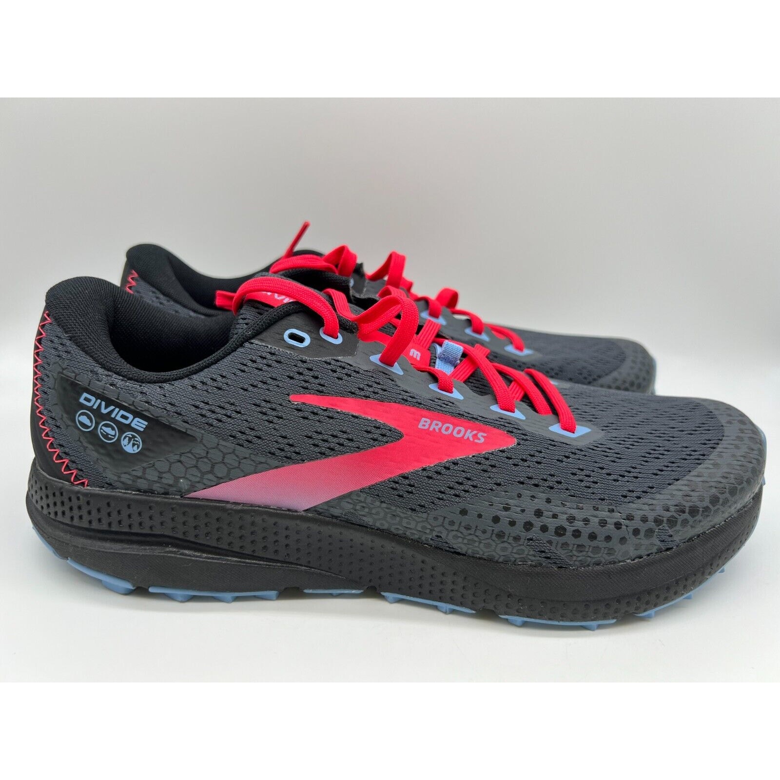 Brooks Divide 3 Women’s Pink Black Hiking Running Shoes 1203681B057 Size 12B