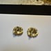 Boucher Vintage Gold Tone Pearl Like Flower Signed Clip-On Clip On Earrings