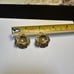 Boucher Vintage Gold Tone Pearl Like Flower Signed Clip-On Clip On Earrings