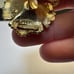 Boucher Vintage Gold Tone Pearl Like Flower Signed Clip-On Clip On Earrings