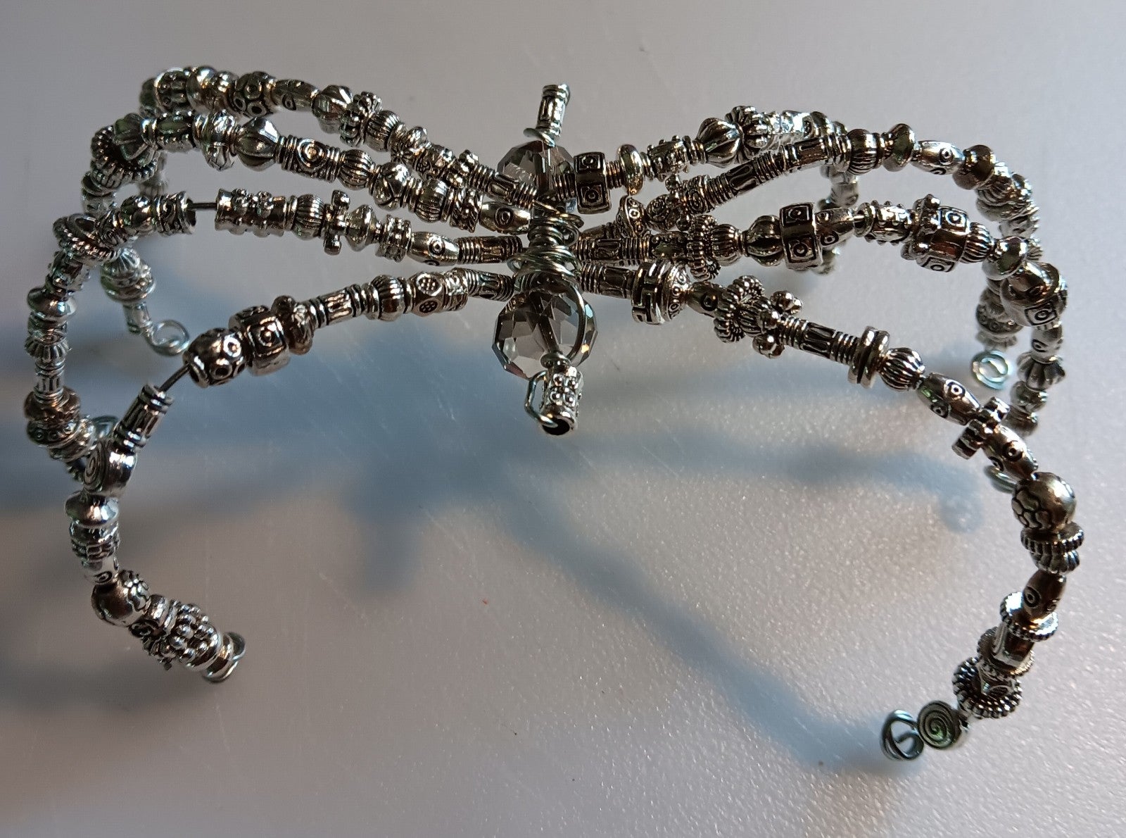 All silver spider