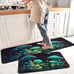 Mushroom Kitchen Rugs and Mats Non Skid Washable Absorbent Stain Resistant