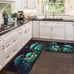 Mushroom Kitchen Rugs and Mats Non Skid Washable Absorbent Stain Resistant