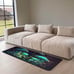 Mushroom Kitchen Rugs and Mats Non Skid Washable Absorbent Stain Resistant