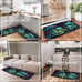 Mushroom Kitchen Rugs and Mats Non Skid Washable Absorbent Stain Resistant