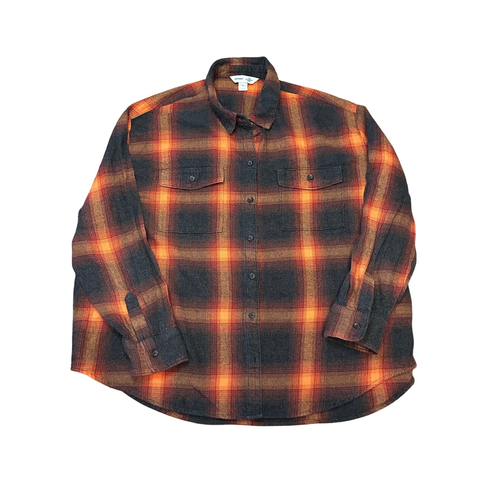 Old Navy The Boyfriend Shirt Taylor Swift Evermore flannel XL