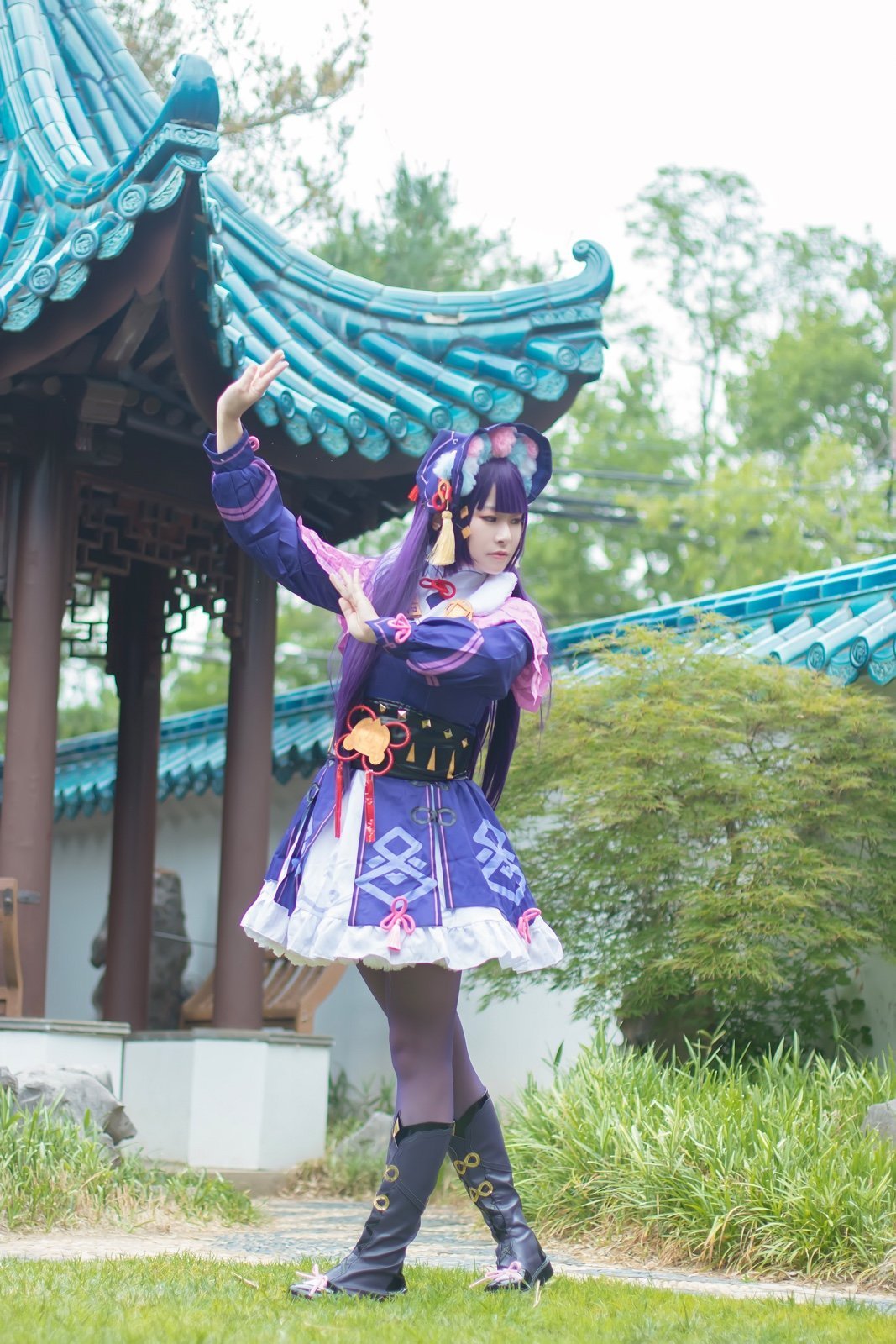 Full set Genshin Impact yunjin cosplay