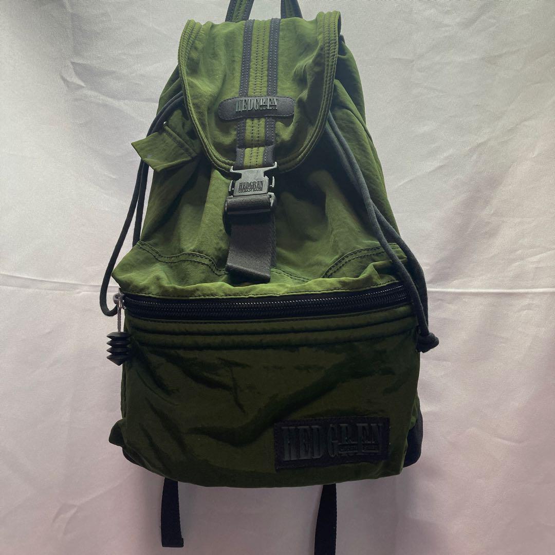 HEDGREN Olive Green Backpack