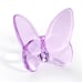 Purple Lucky Butterfly Crystal Figurine Collection Cut Glass Collectible OS New