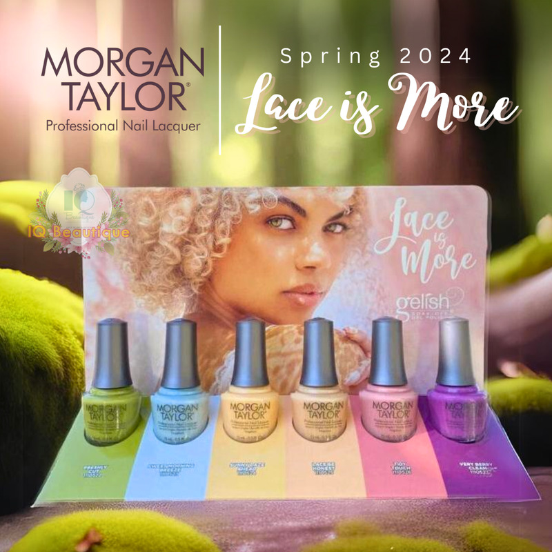 Morgan Taylor SPRING 2024 Lace Is More Collection 6 pcs Nail Polish (No display)