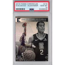 Graded 2018-19 Panini Chronicles Shai Gilgeous-Alexander #216 Rookie Card PSA