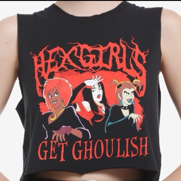 Scooby Doo The Hex Girls Crop Muscle Tank Top Hot Topic