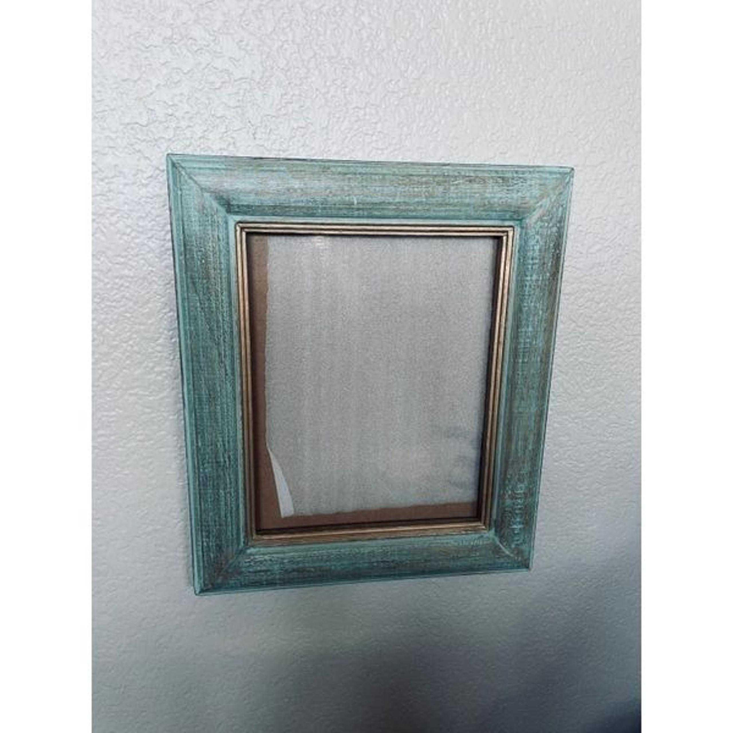 Wood Rustic Turquoise World Market Wall Picture Frame 8x10
