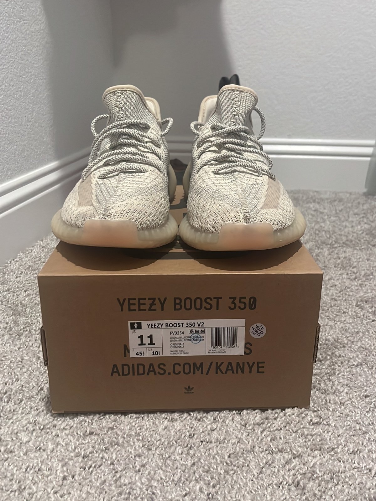 Yeezy Adidas Boost 350 V2 in Lundmark