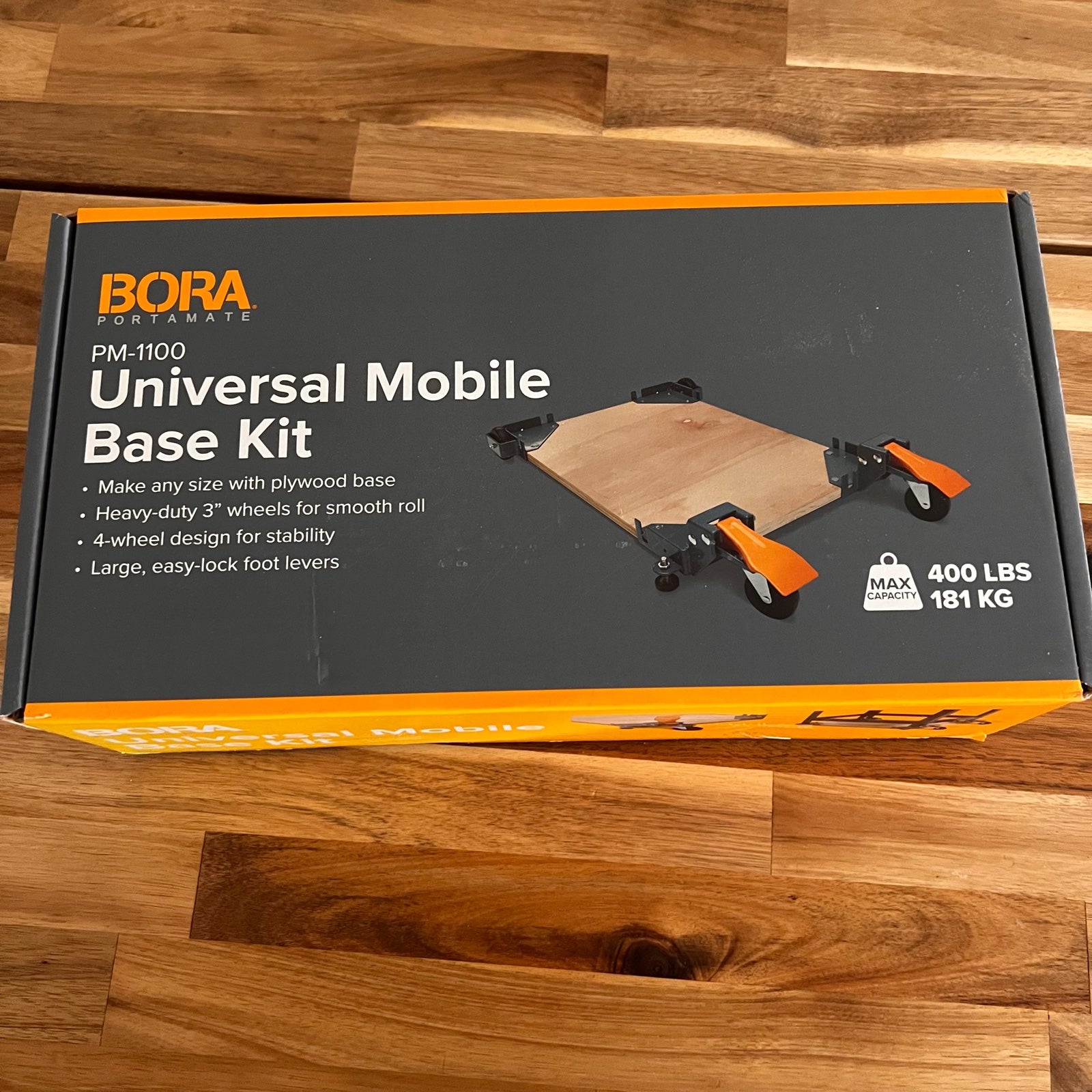 Bora Portamate Universal Mobile Base Kit Machine Appliance Mover Rolling Caster