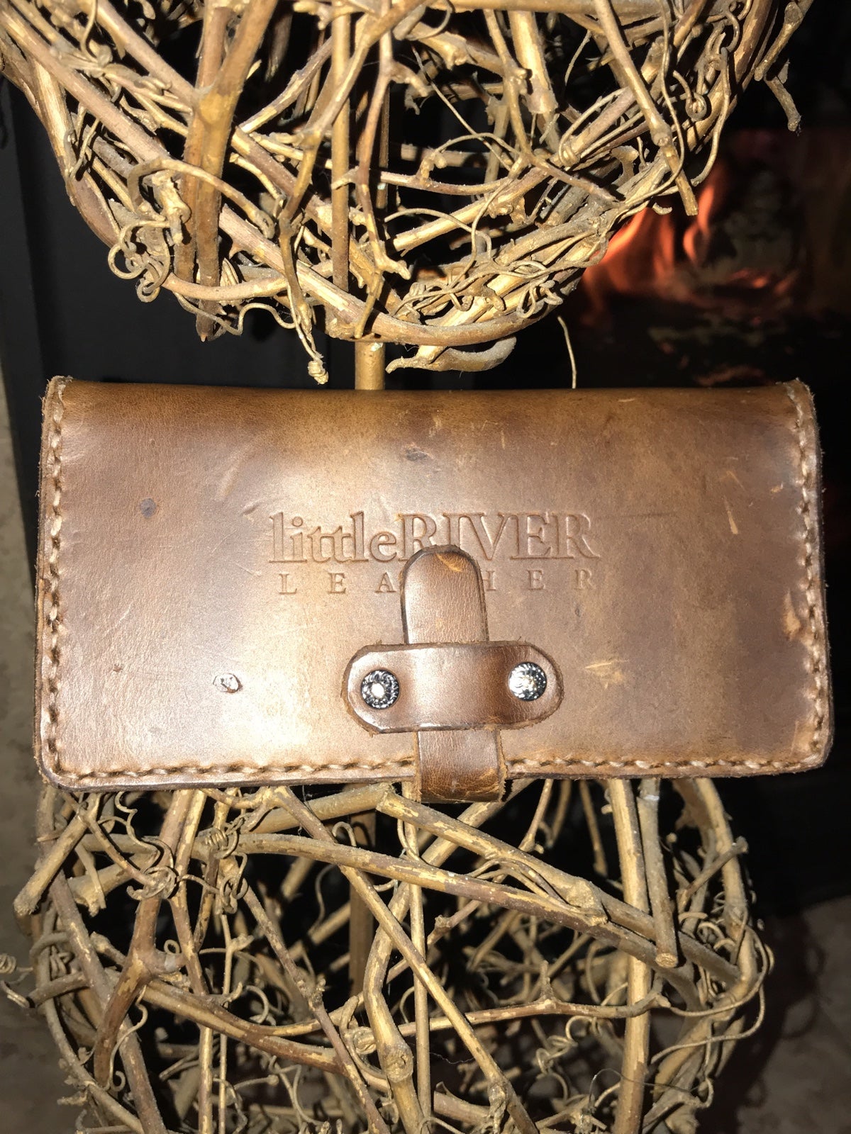 Mens long leather Wallet