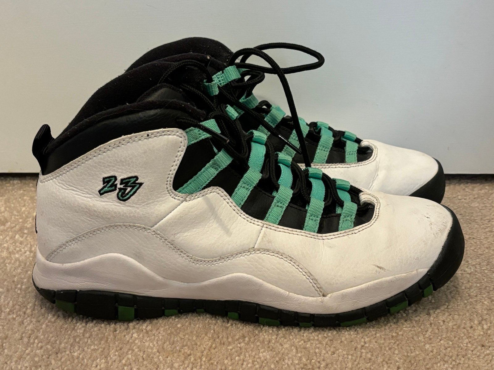 Jordan 10 GG Verde Vintage Youth Size 7