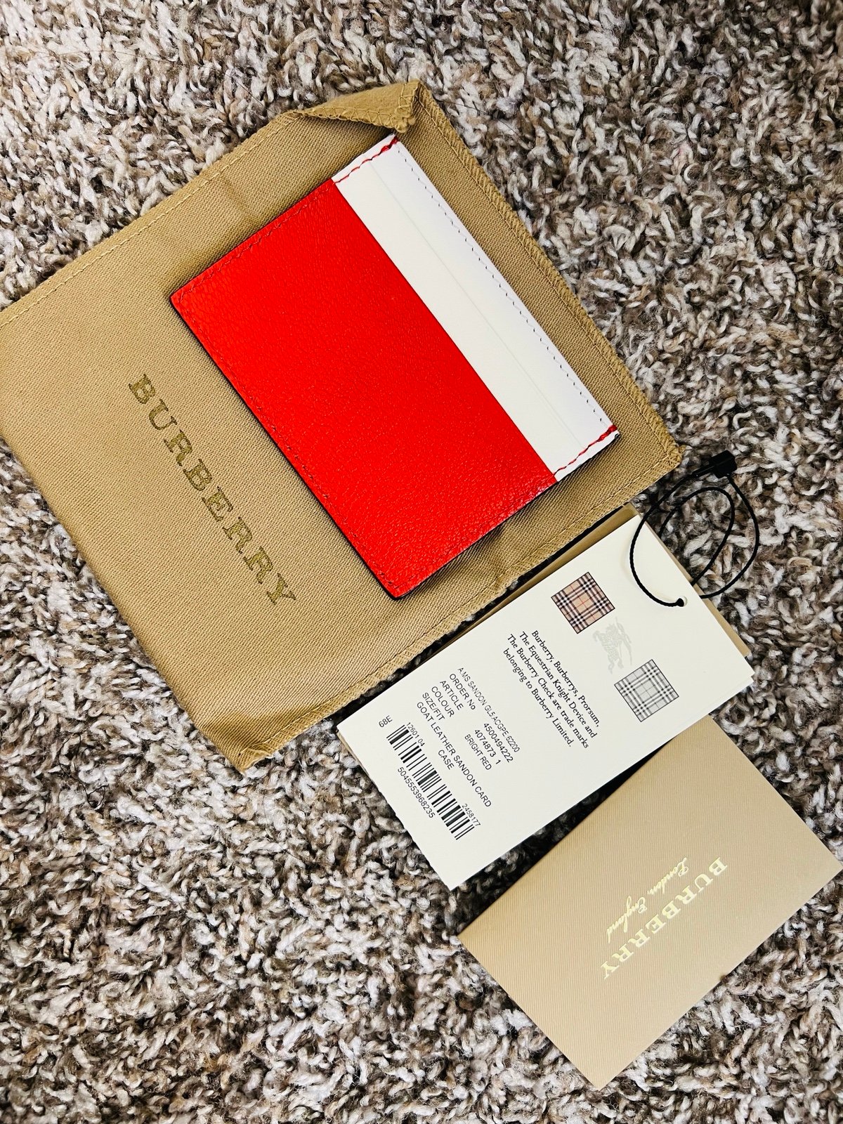 Burberry cardholder