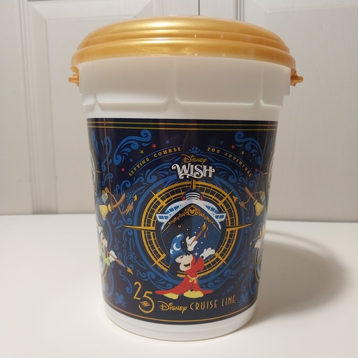 Disney Cruise Line 25th Anniversary Popcorn Bucket