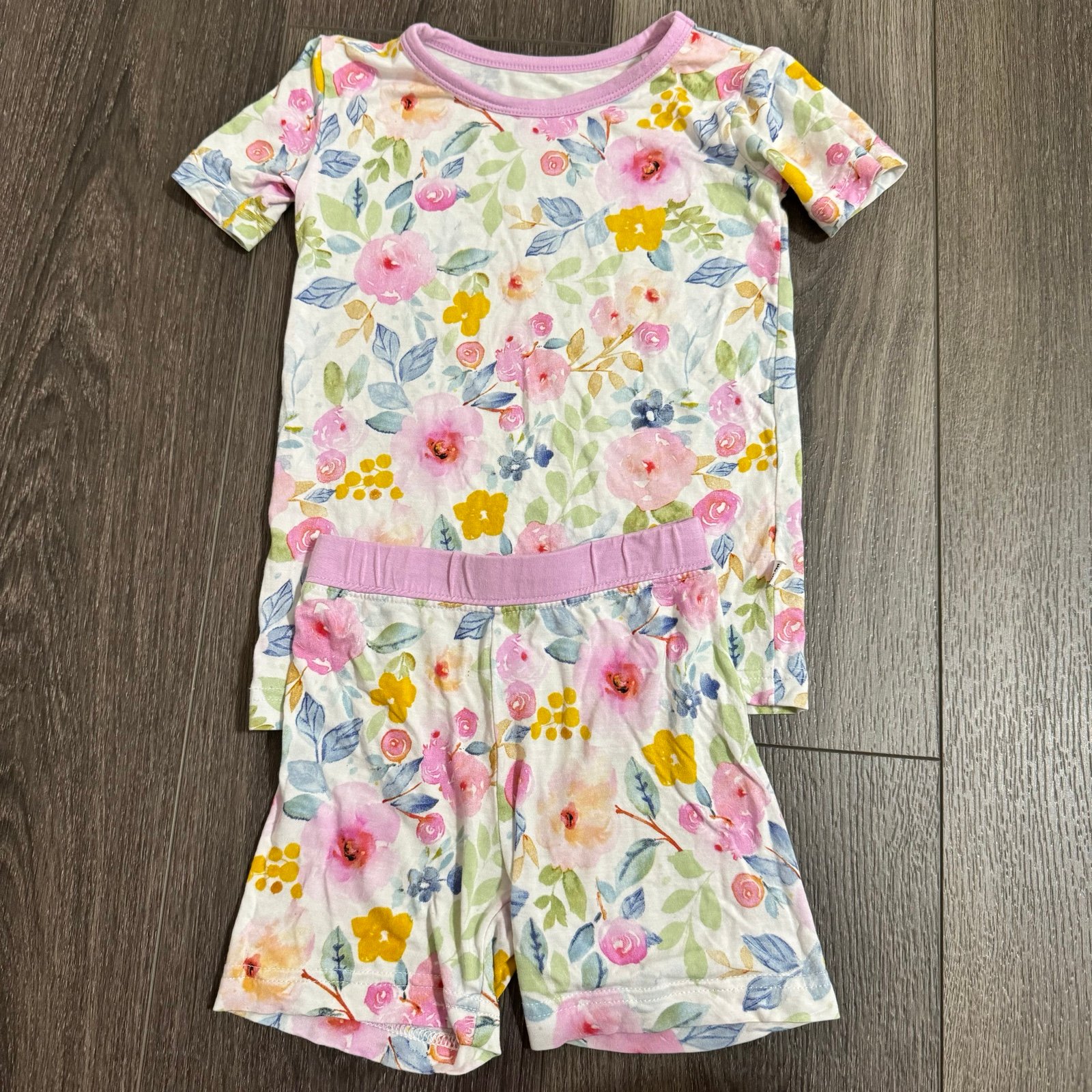 Little Sleepies bella blooms 2pc shorts
