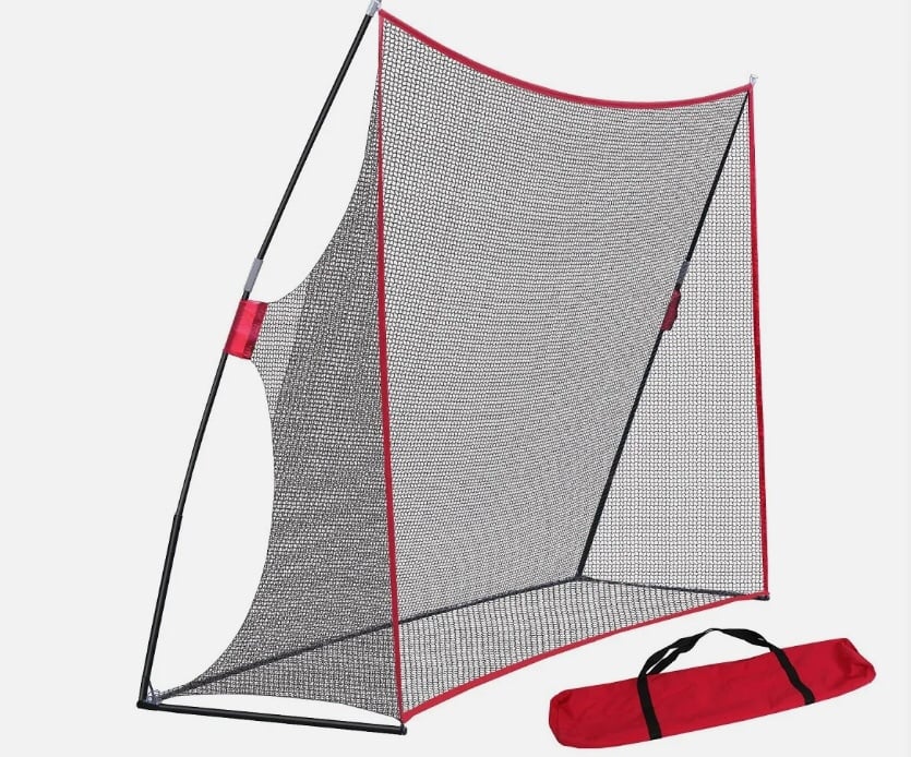 10 x 7FT Portable Golf Practice Net Hitting Driving Training Aids w/ Carry Bag