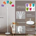 LED Floor Lamp, Multi Head Modern Tall Lamp with Adjustable Gooseneck