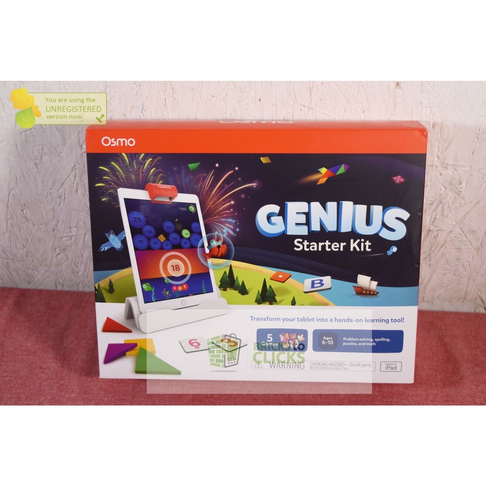 Osmo Genius Starter Kit for iPad Ages 6-10 Updated Version