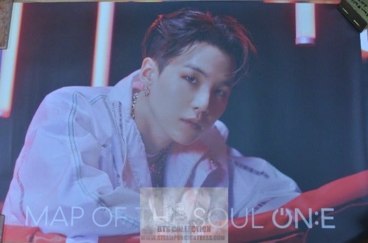 BTS SUGA 24 X 36 LIMITED ED POSTER MAP OF THE SOUL ON:E POB PRE-ORDER NEW OFFI