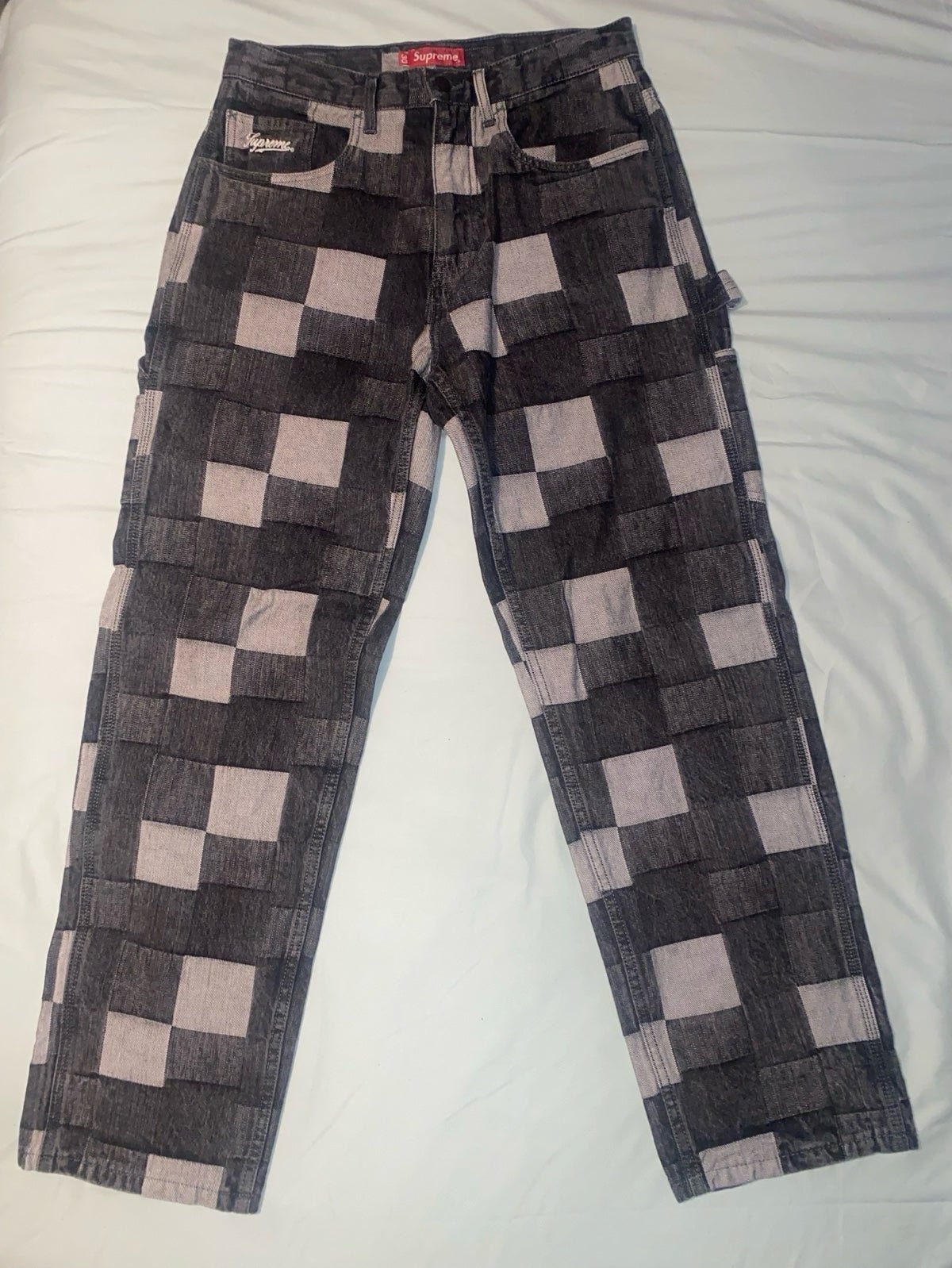 Supreme patchwork denim pant SS21