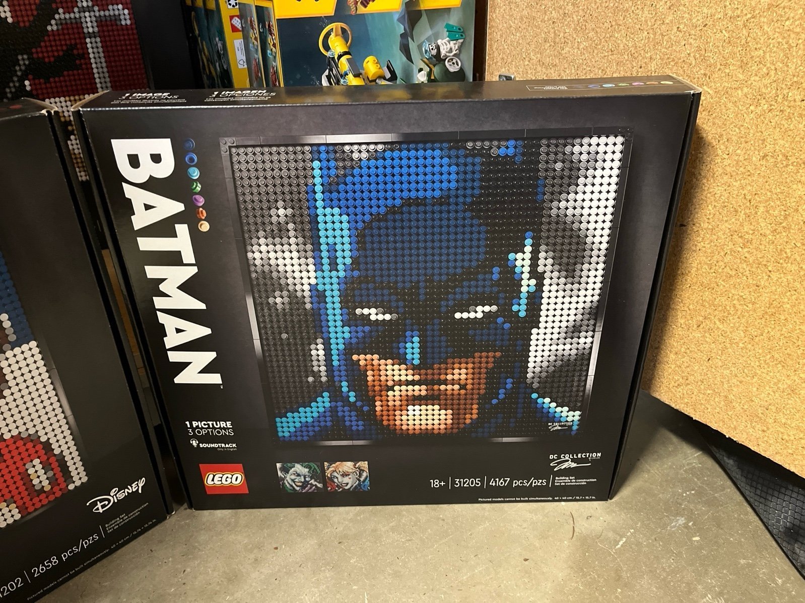 LEGO Art Jim Lee Batman Collection 31205 Building Blocks - Superhero Canvas Wall