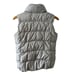 Eddie Bauer goose down puffer vest silver gray