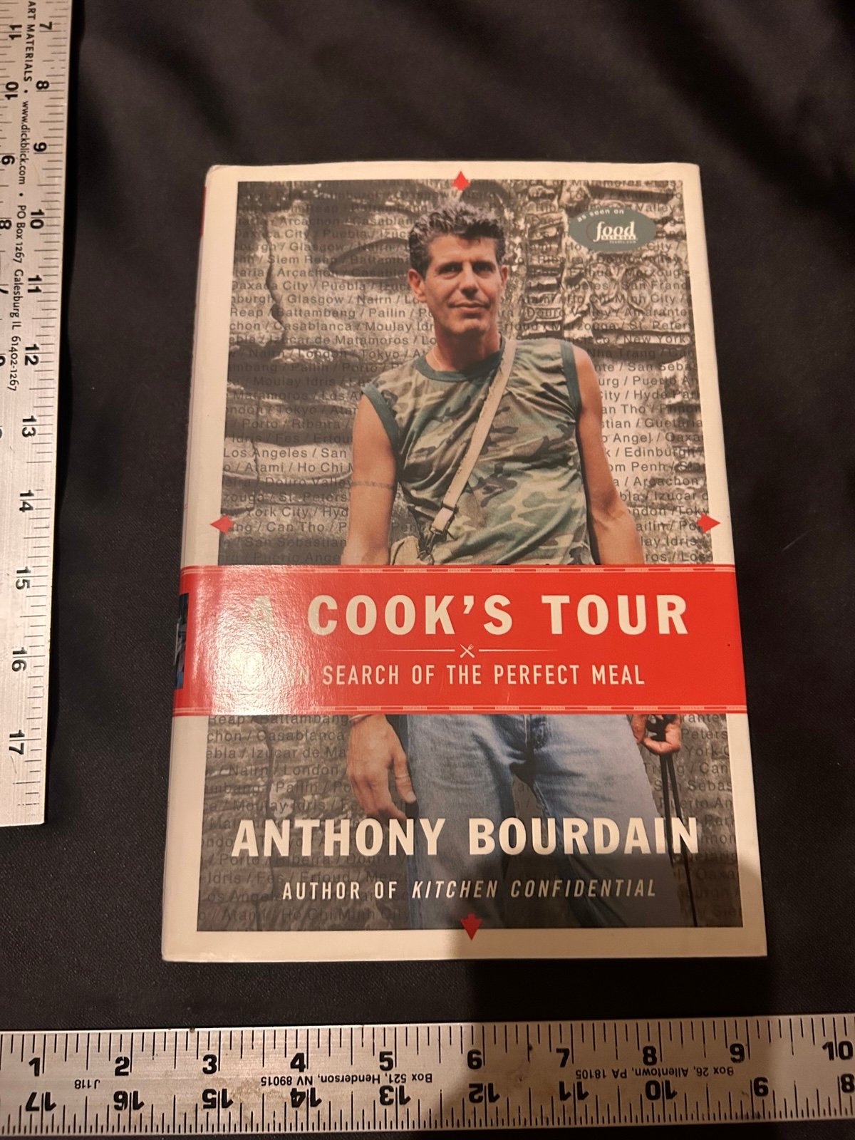 Anthony Bourdaine “A Cook’s tour” hardback
