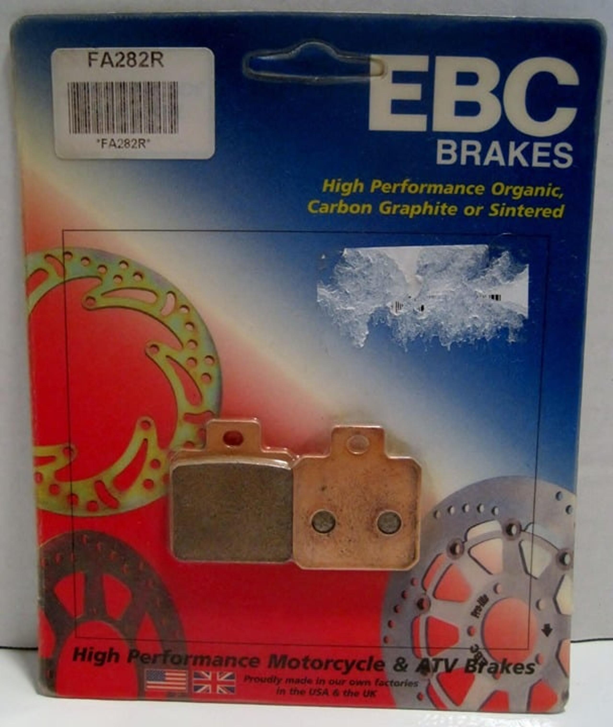 EBC Brakes FA282R High Performance Organic R Series Brake Pads - NOS