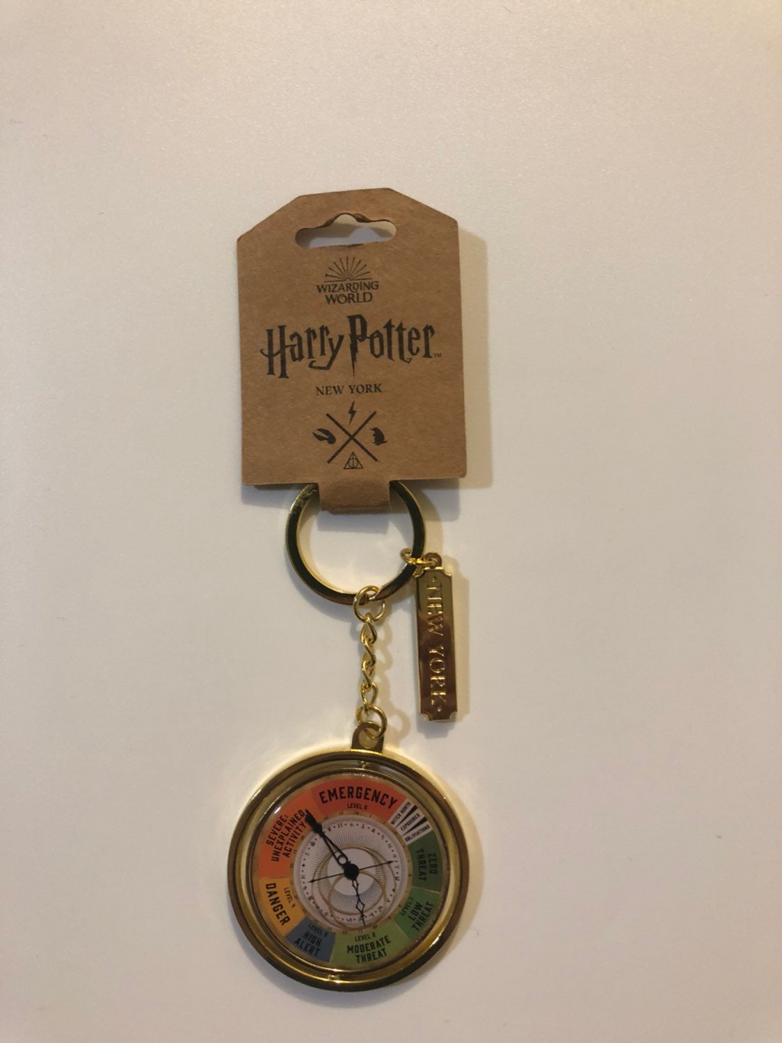 Harry Potter New York Fantastic Beatsts Magical Exposure Level Threat Keychain