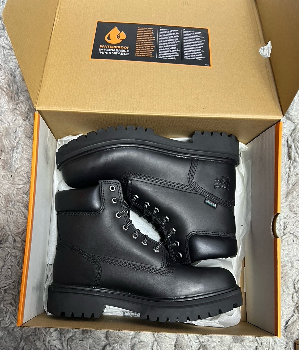 Timberland PRO Direct Attach 6 Soft Toe Work Hiking Boots Waterproof black 10.5