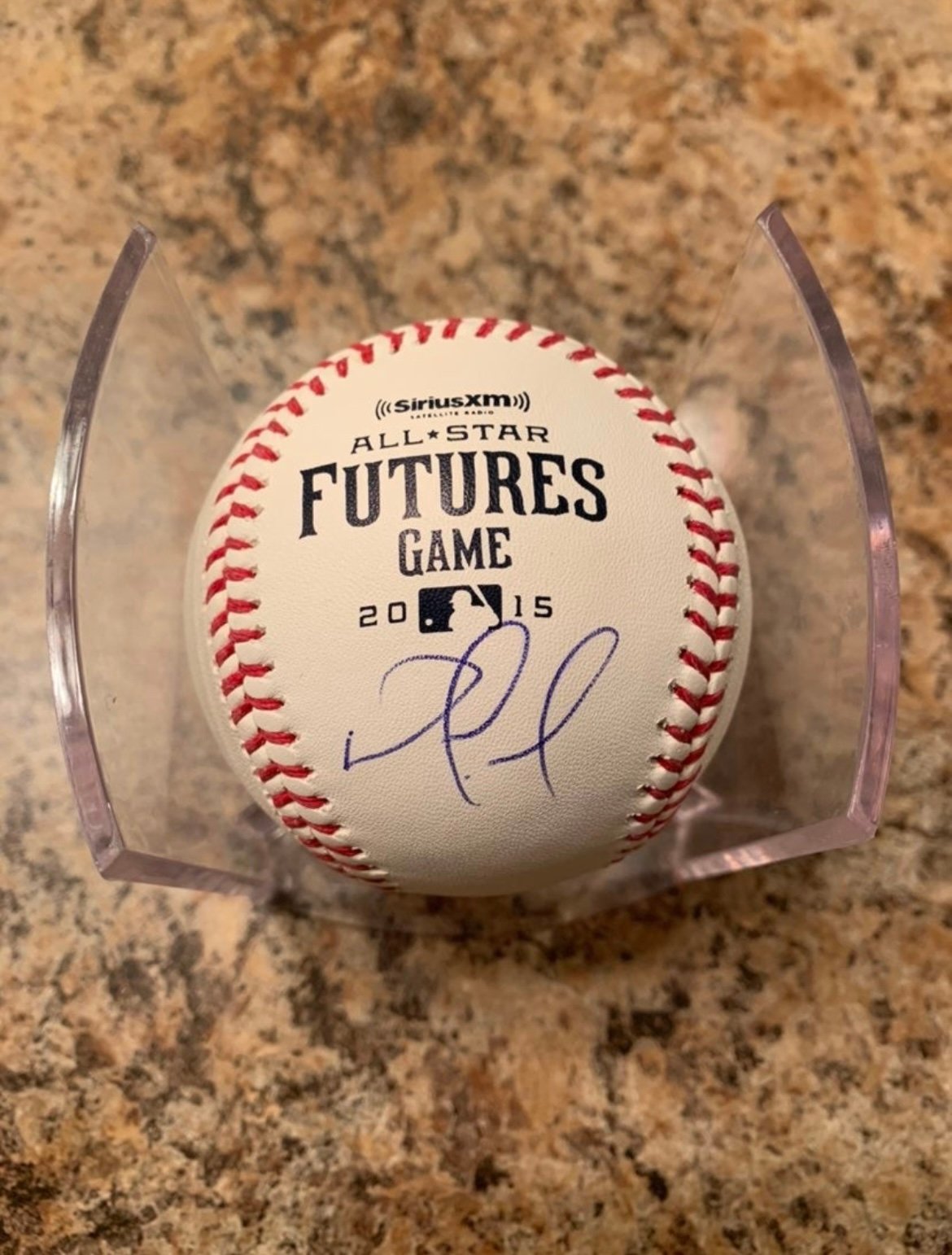 Nomar Mazara signed 2015 Futures Game baseball