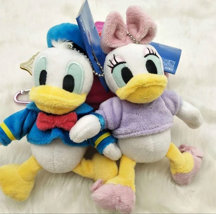 Tokyo Disney Resort Donald Duck and Daisy Duck plush Keychains