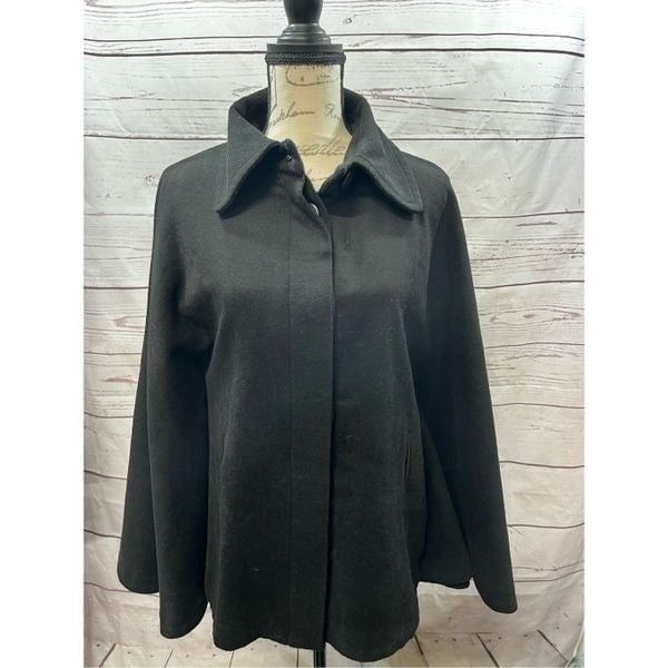 Kenzie size 10 black cape with sleeve holes
