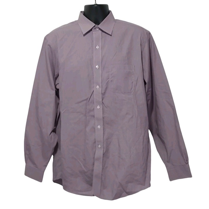 Brooks Brothers Men's Madison 16½ - 36 Dress Shirt, Non-Iron English Collar Glen
