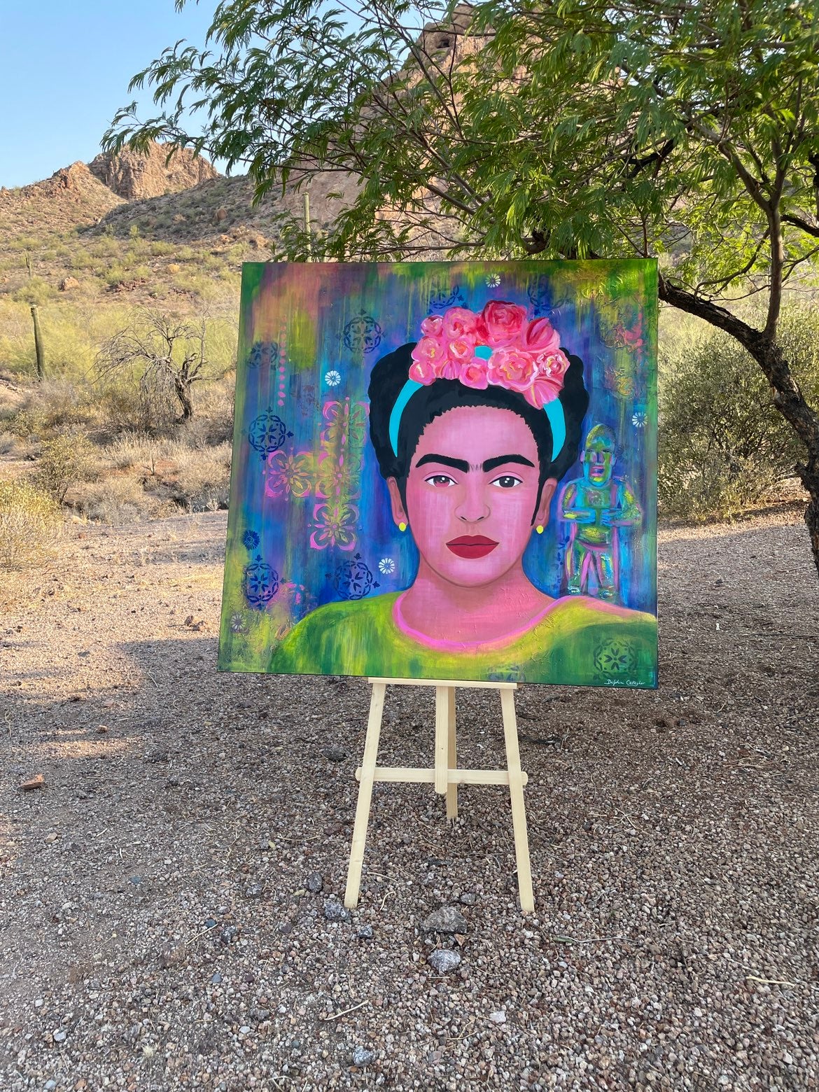 Frido Kahlo Painting- Original Art Work