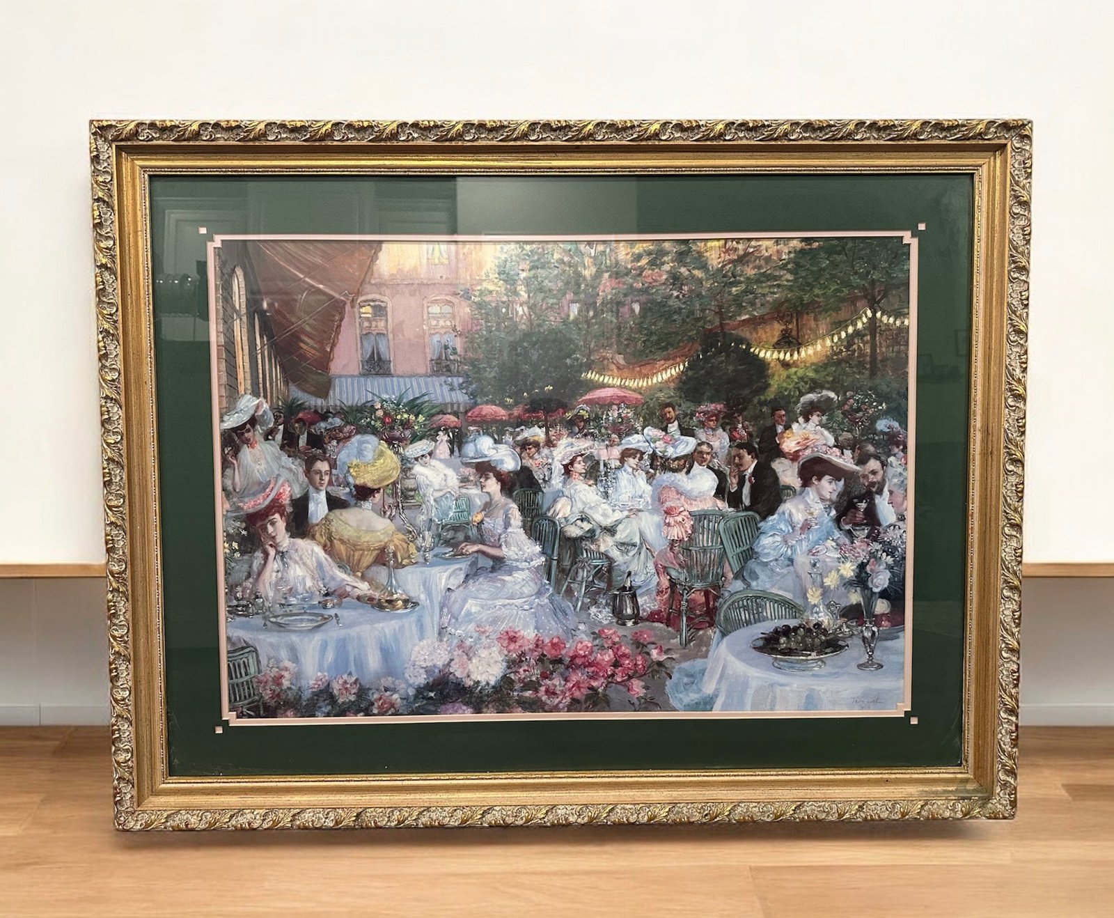Le Dinner A L'Hotel Ritz Paris 1904 Signed by Pierre-Georges Jeanniot 41”x31”